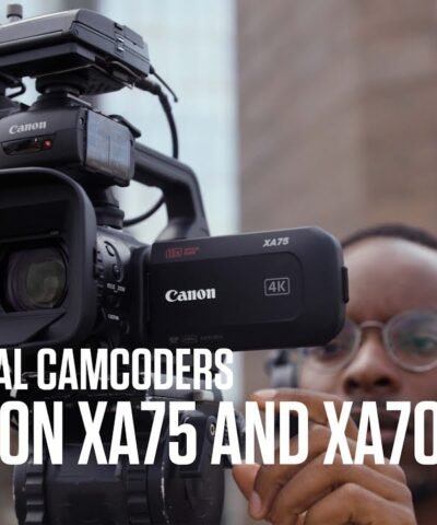 Canon Caméra vidéo XA70 4