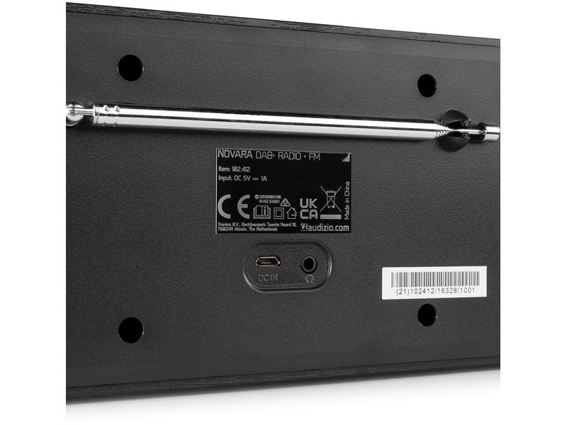 Audizio Radio DAB+ Novara Noir 5