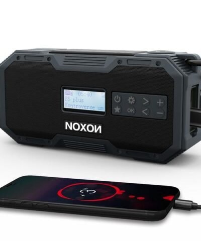 Noxon Radio DAB+ Dynamo Solar 411 Anthracite 3