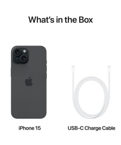 Apple iPhone 15 128 GB Noir 7