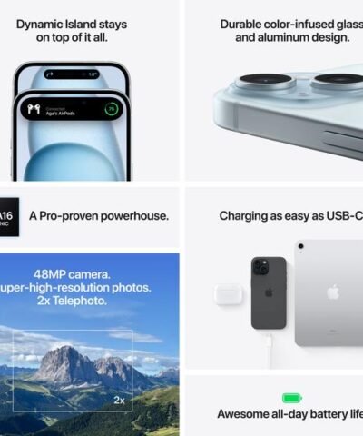 Apple iPhone 15 128 GB Noir 6