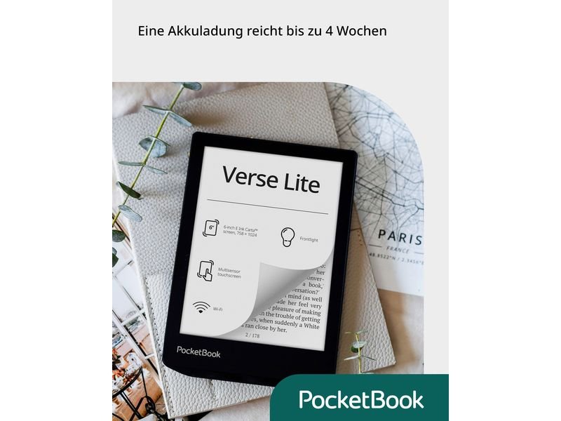PocketBook Lecteur E-Book Verse Lite Gris nuit 4