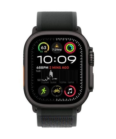 Apple Watch Ultra 2 Black Titanium Trail Loop Noir M/L 1
