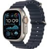 Apple Watch Ultra 2 Natural Titanium Ocean Band Navy 10