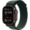 Apple Watch Ultra 2 Black Titanium Alpine Loop Vert foncé Medium 10