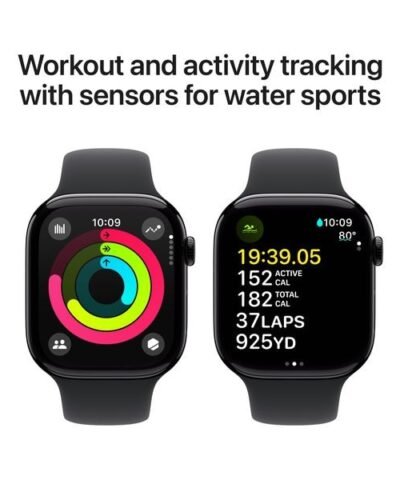 Apple Watch Series 10 46 mm Alu Jet Black Sport S/M 3