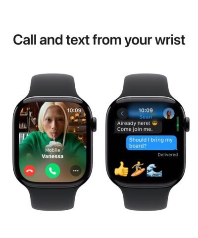 Apple Watch Series 10 46 mm Alu Jet Black Sport S/M 6