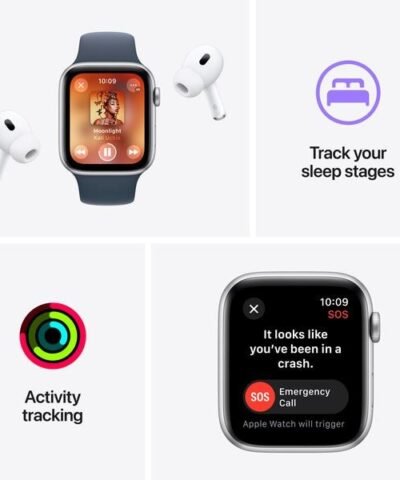 Apple Watch SE 2024 40 mm GPS Alu Sport Loop Minuit 6