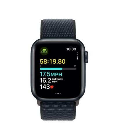 Apple Watch SE 2024 40 mm GPS Alu Sport Loop Minuit 5