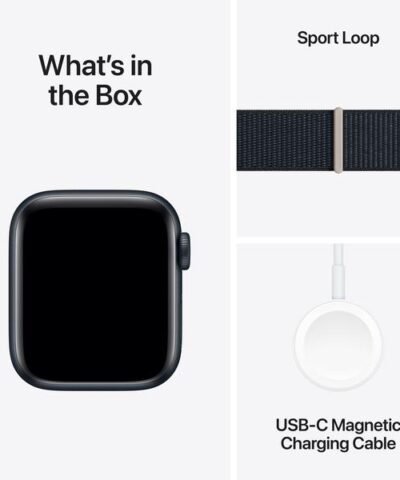 Apple Watch SE 2024 40 mm GPS Alu Sport Loop Minuit 7