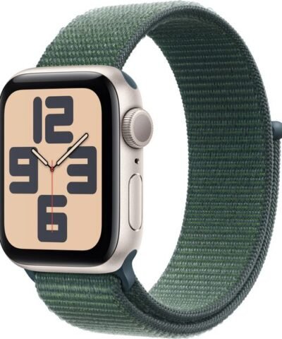 Apple Watch SE 2024 40 mm GPS Lake Green Sport Loop 9