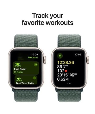 Apple Watch SE 2024 40 mm GPS Lake Green Sport Loop 5