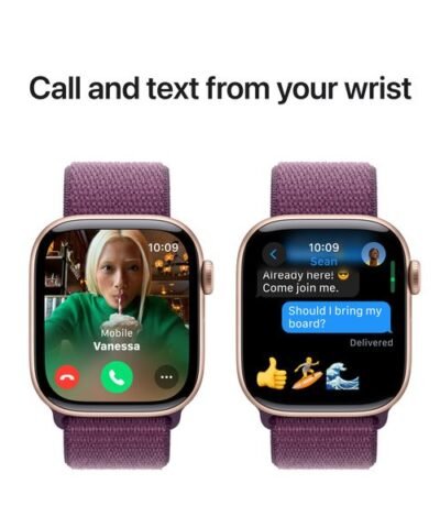 Apple Watch Series 10 42 mm Alu or rose Loop Plum 6