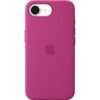 Apple Silicone Case avec MagSafe iPhone 16e Fuchsia 3
