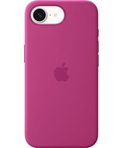 Apple Silicone Case avec MagSafe iPhone 16e Fuchsia 3