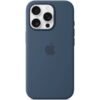 Apple Silicone Case avec MagSafe iPhone 16 Pro Denim 3