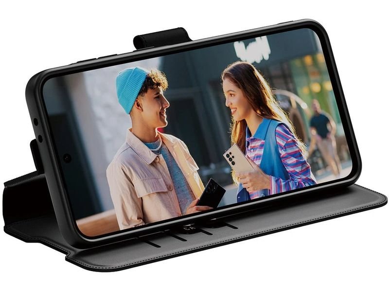 CARE Coque arrière Wallet Case Kickstand Galaxy A26 5G Noir 1