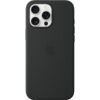 Apple Silicone Case mit MagSafe iPhone 16 Pro Max Schwarz 2