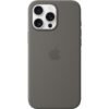 Apple Silicone Case mit MagSafe iPhone 16 Pro Max Steingrau 2
