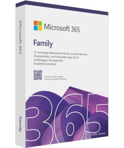 Microsoft 365 Family Box, 6 User, Deutsch 10