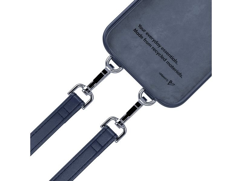 Urbany’s Necklace Case Chaîne de téléphone portable+. iPhone 16 Pro Max Mer profonde 3