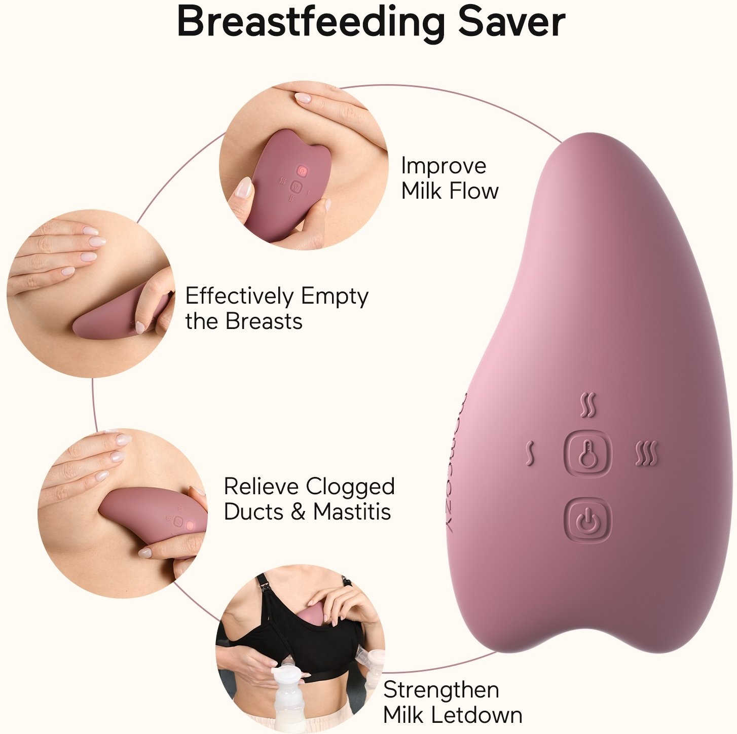 Momcozy Warming Stillzeit Massager 2-in-1 / 2Pack – Bild 4