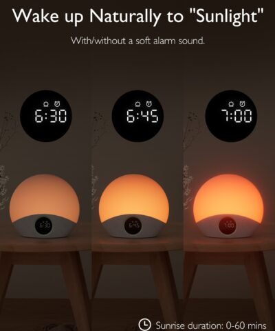Momcozy Sunrise Alarm Clock WakeUp Sound Machine – Image 6