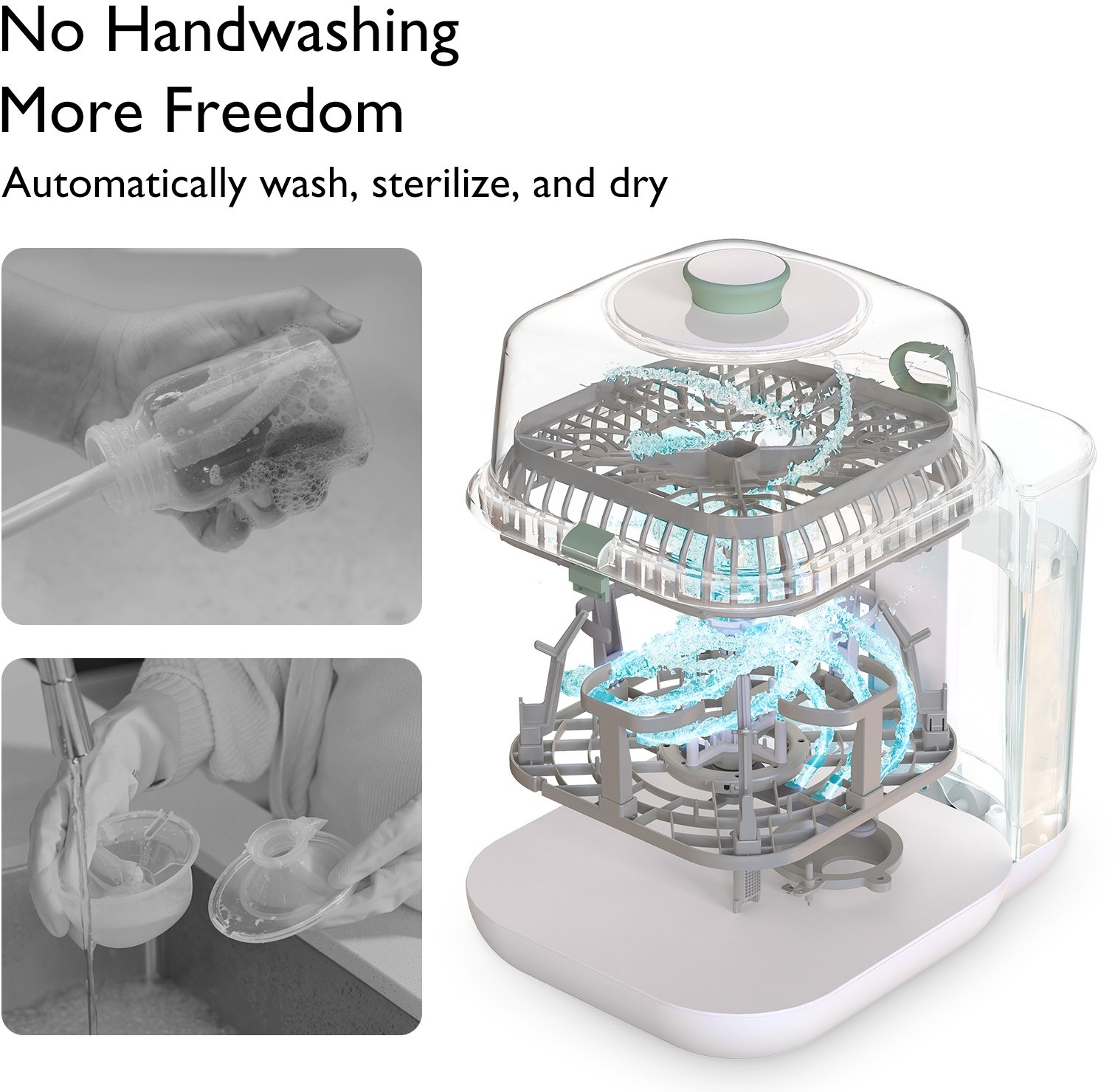 Momcozy KleanPal Pro Auto Bottle Washer and Sterilizer – Image 5
