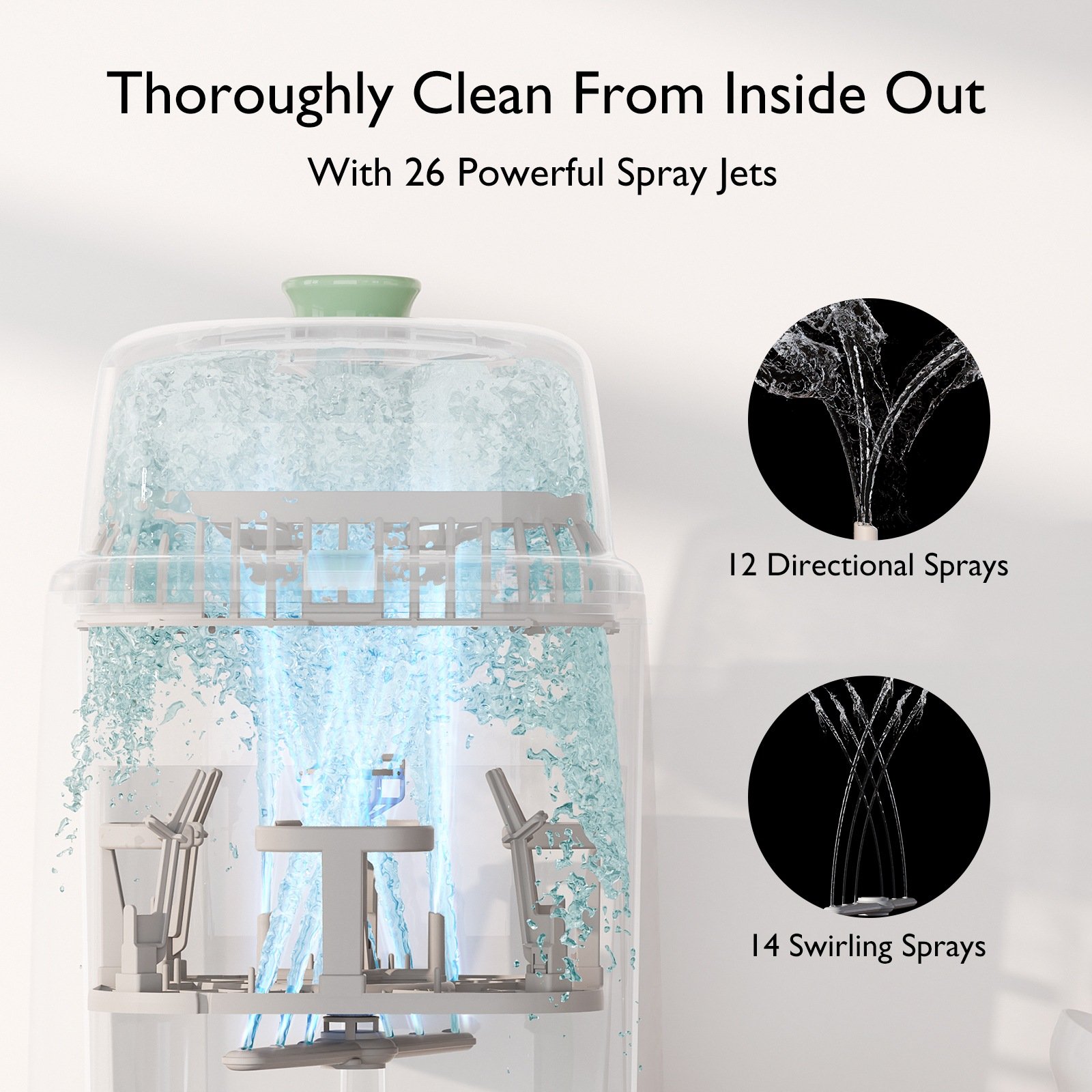 Momcozy KleanPal Pro Auto Bottle Washer and Sterilizer – Image 6