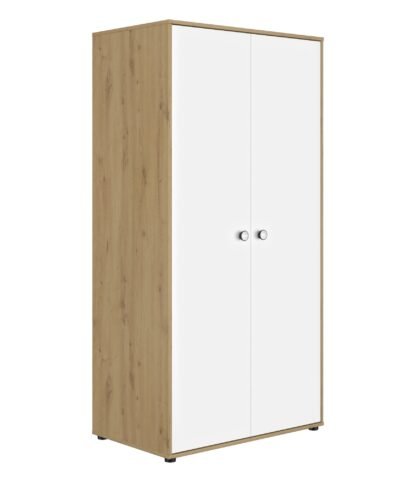 Alternative view of Armoire 2 portes Chêne artisan ARTHUR