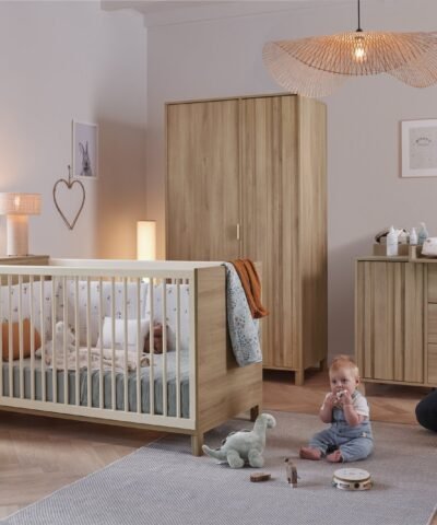Kinderschrank 2 türen Eiche des bocage CALYPSO – Bild 4