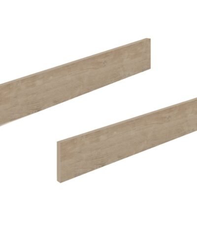 Option 2 pans 140 cm Chêne blond-Blanc MARCEL